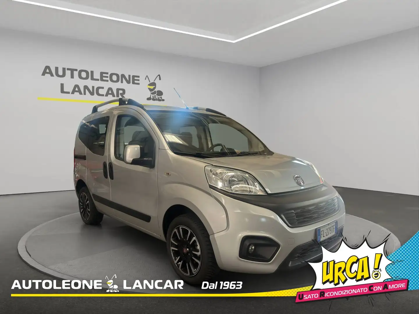 Fiat Qubo 1.4 Lounge 77cv OK NEOPATENTATI E6 Gris - 1