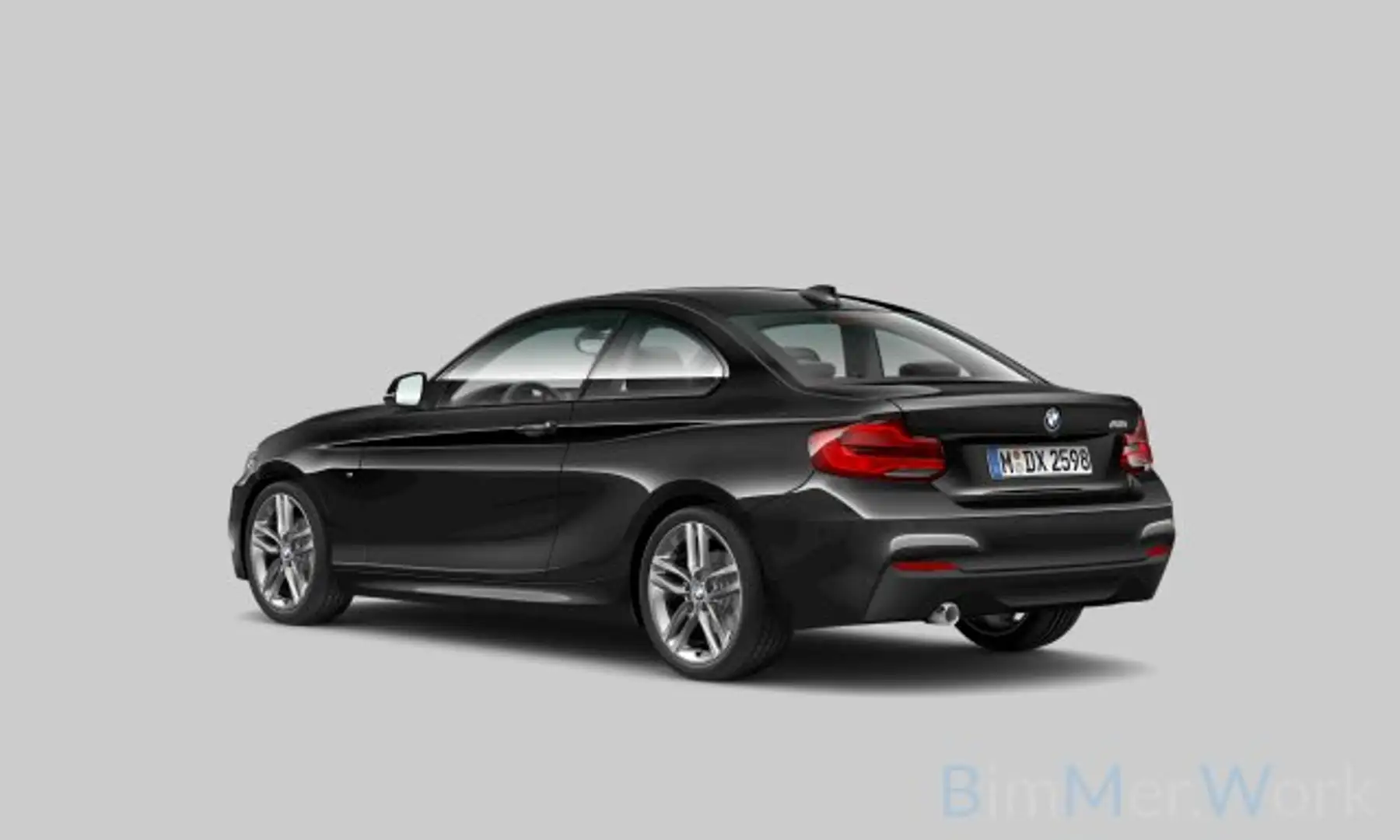 BMW 218 2-serie Coupé 218i High Executive M Sport | M Perf Zwart - 2