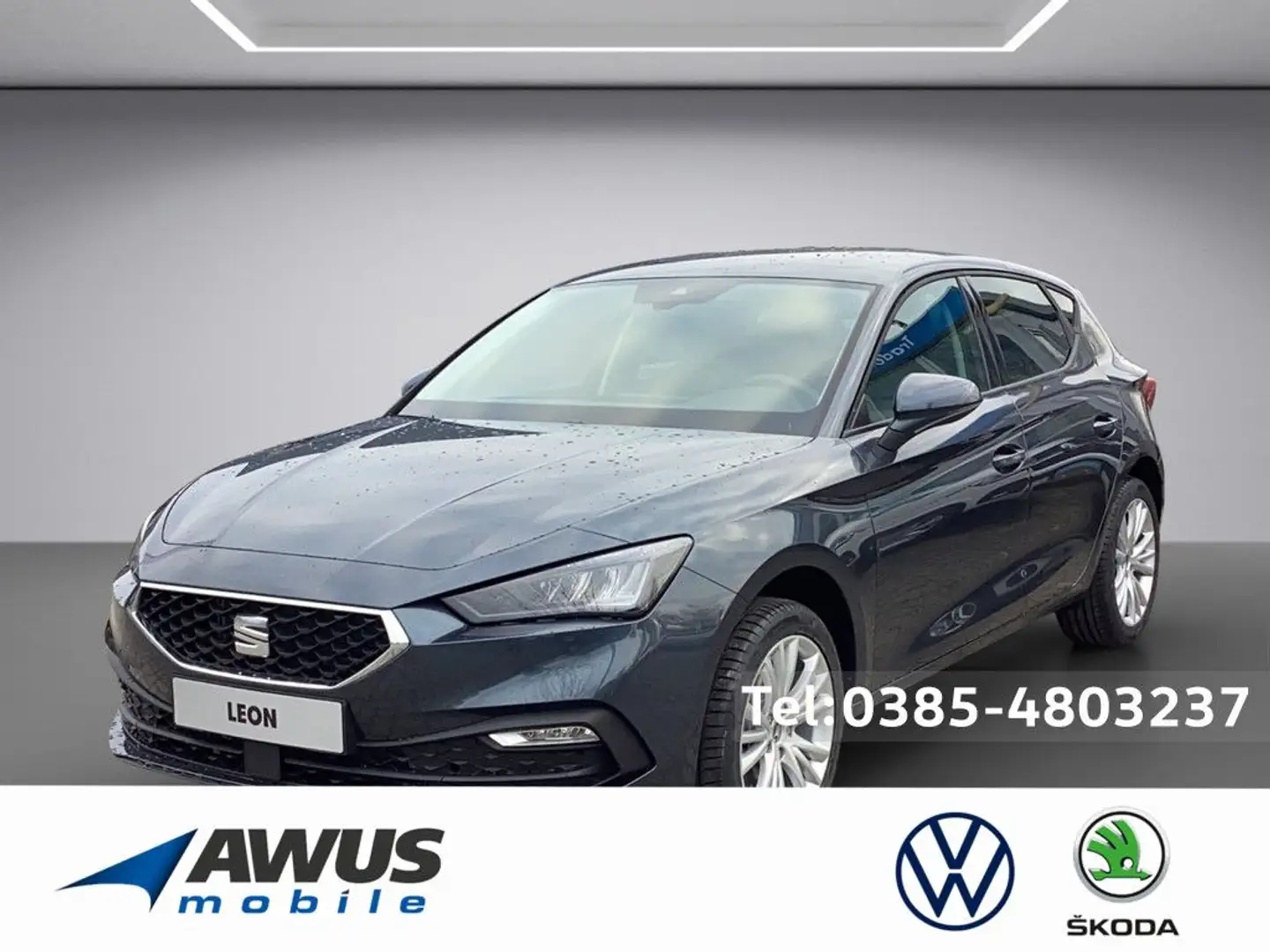 SEAT Leon 1.0 eTSI DSG Style ALUFELGEN 17 ZOLL LED Grau - 1