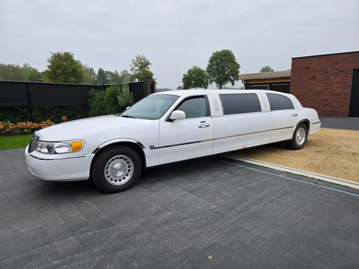 Lincoln Town Car Limousine 70 inch Blanc - 1
