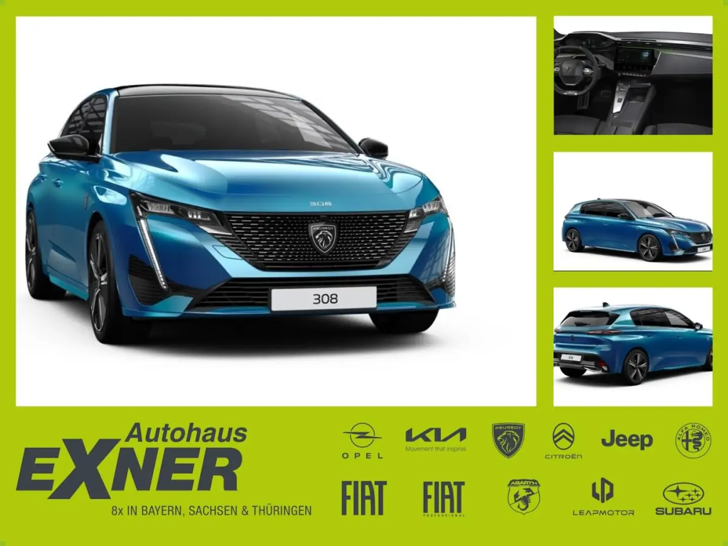 Peugeot 308 GT | KURZFRISTIG VERFÜGBAR | Privat Blau - 1