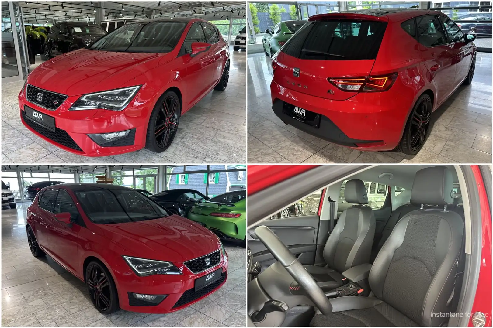 SEAT Leon FR LED*19"*5-TÜRIG*WINTER-PAKET*COMFORT* Rood - 1