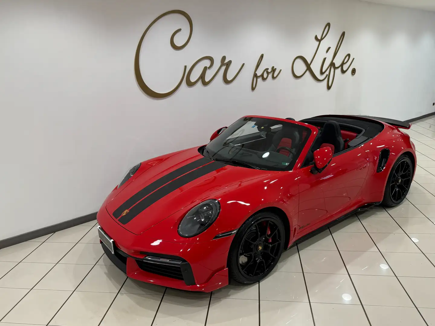 Porsche 992 3.7 Cabriolet Turbo IVA ESPOSTA Rosso - 1