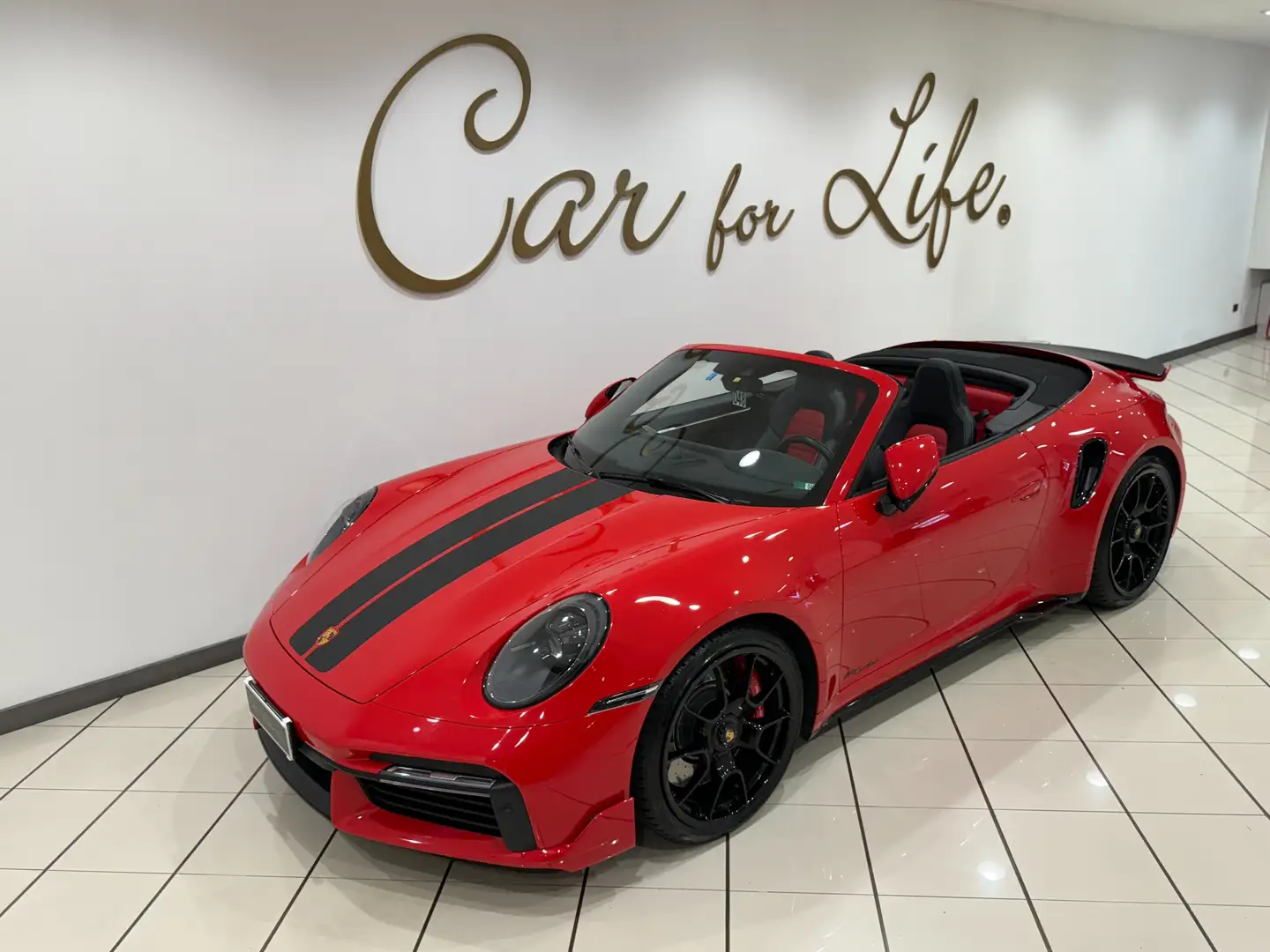 Porsche 992 3.7 Cabriolet Turbo IVA ESPOSTA Rosso - 2