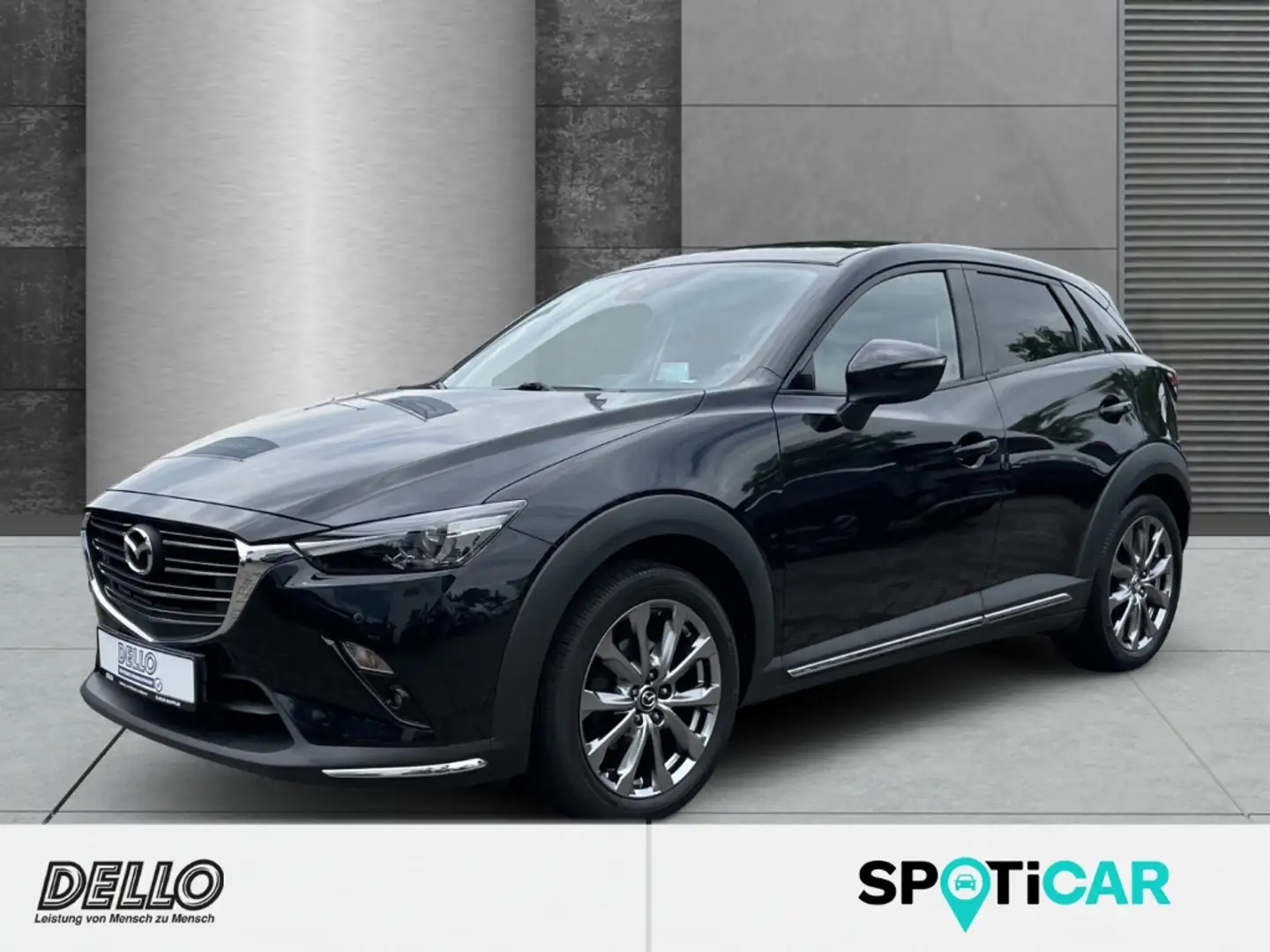 Mazda CX-3 Kangei AT HUD Navi Leder LED AHK  Apple CarPlay An Чорний - 1