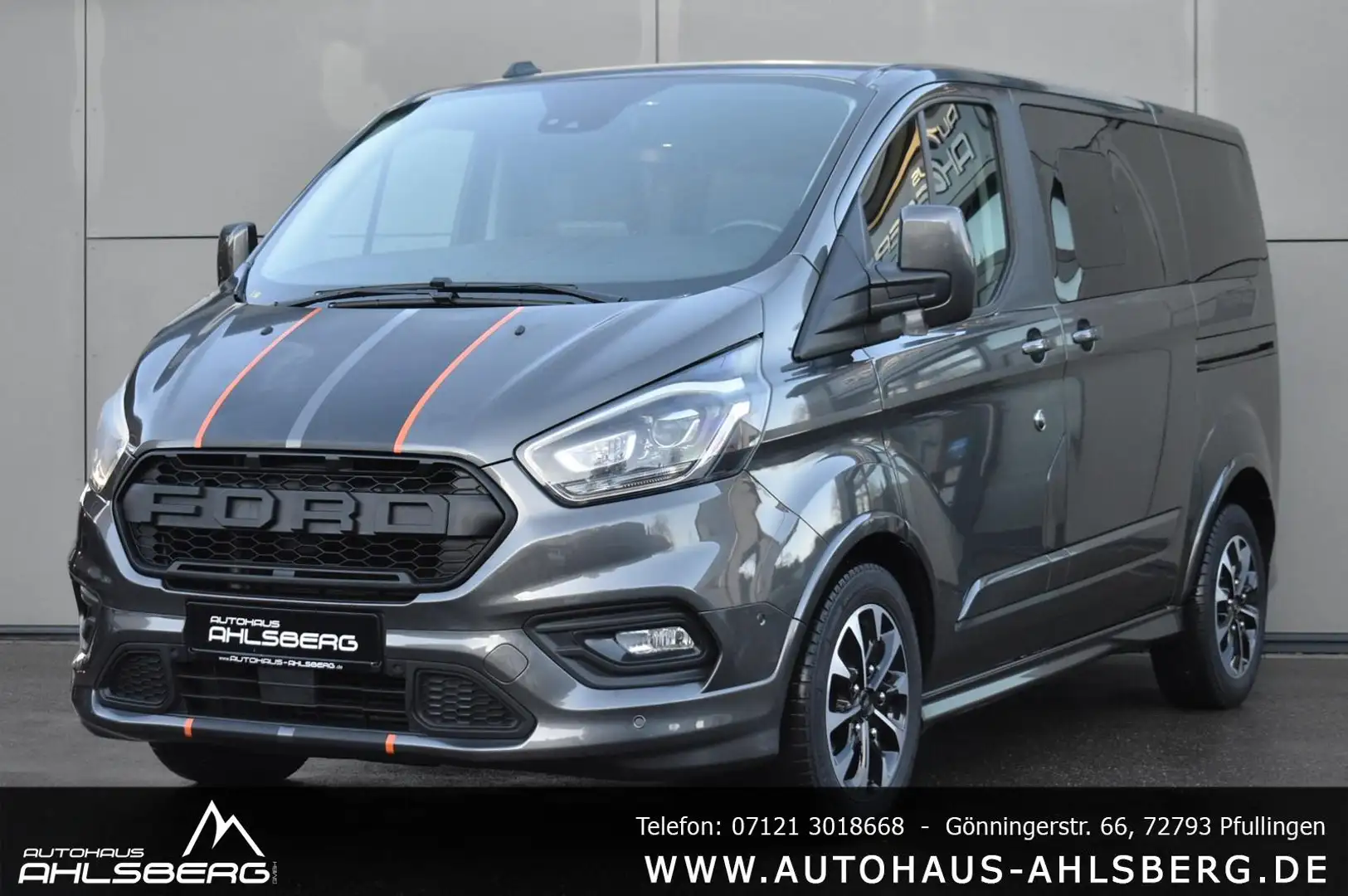 Ford Tourneo Custom TOURNEO TRANSIT/CUSTOM/ L1/STAND./BI-XENON/ACC/AHK Gris - 1