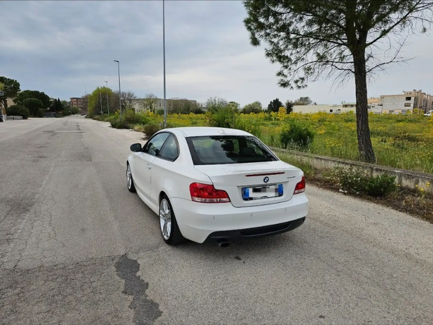 BMW 123 123d Coupe Msport dpf Bianco - 1