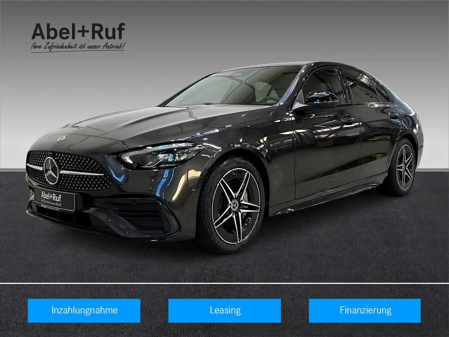 Mercedes-Benz C 200 d AMG+LED+NIGHT+Memo+Pano+Ambi+TotW+360° Grau - 1