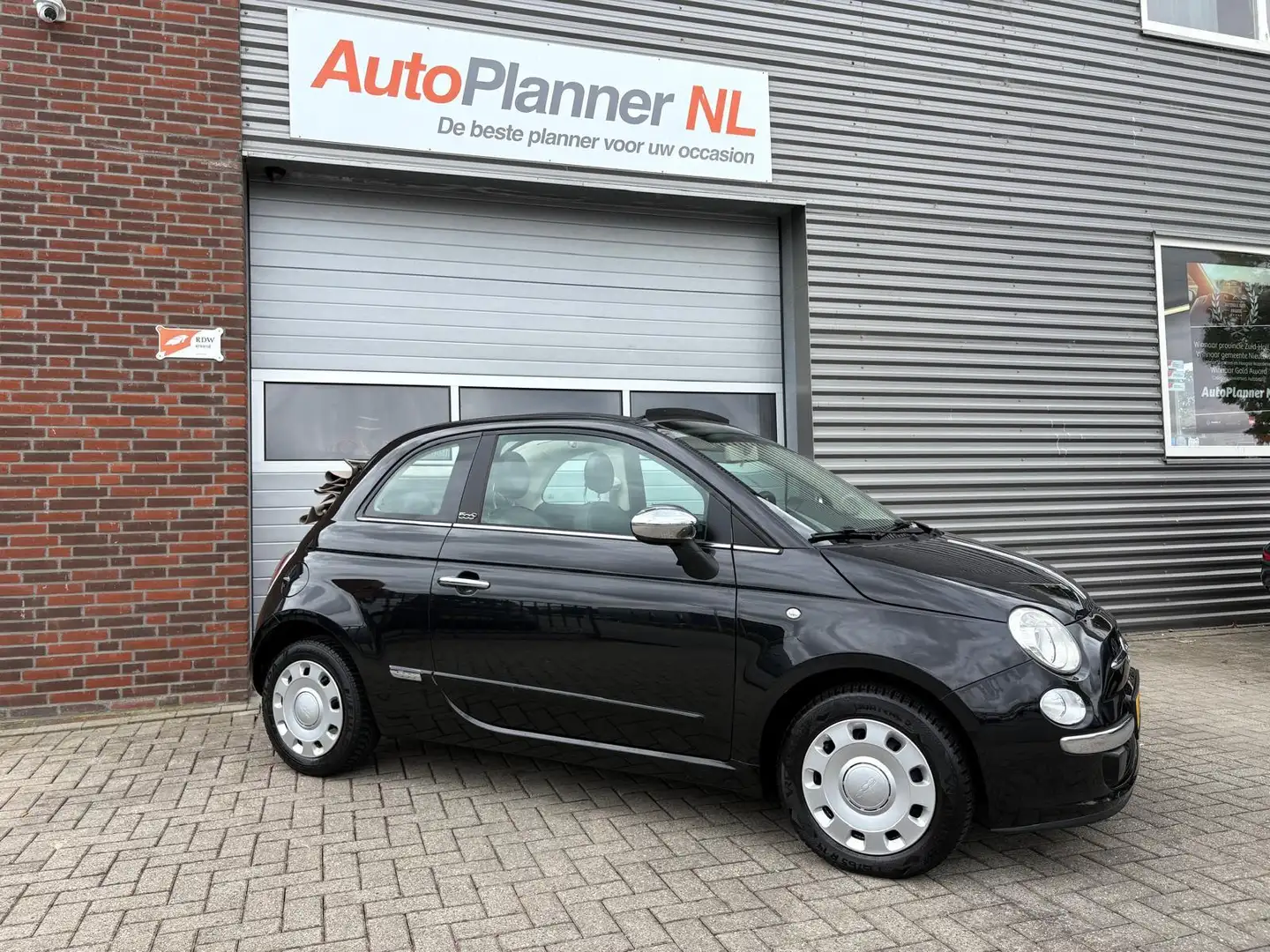 Fiat 500C 1.2 Easy! Airco! Cabrio! Navi! Nieuwe APK! Noir - 2