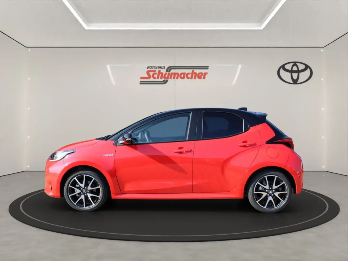 Toyota Yaris SOMO PREMIER EDITION+LEDER+ACAA+GJ-RÄDER Rood - 2