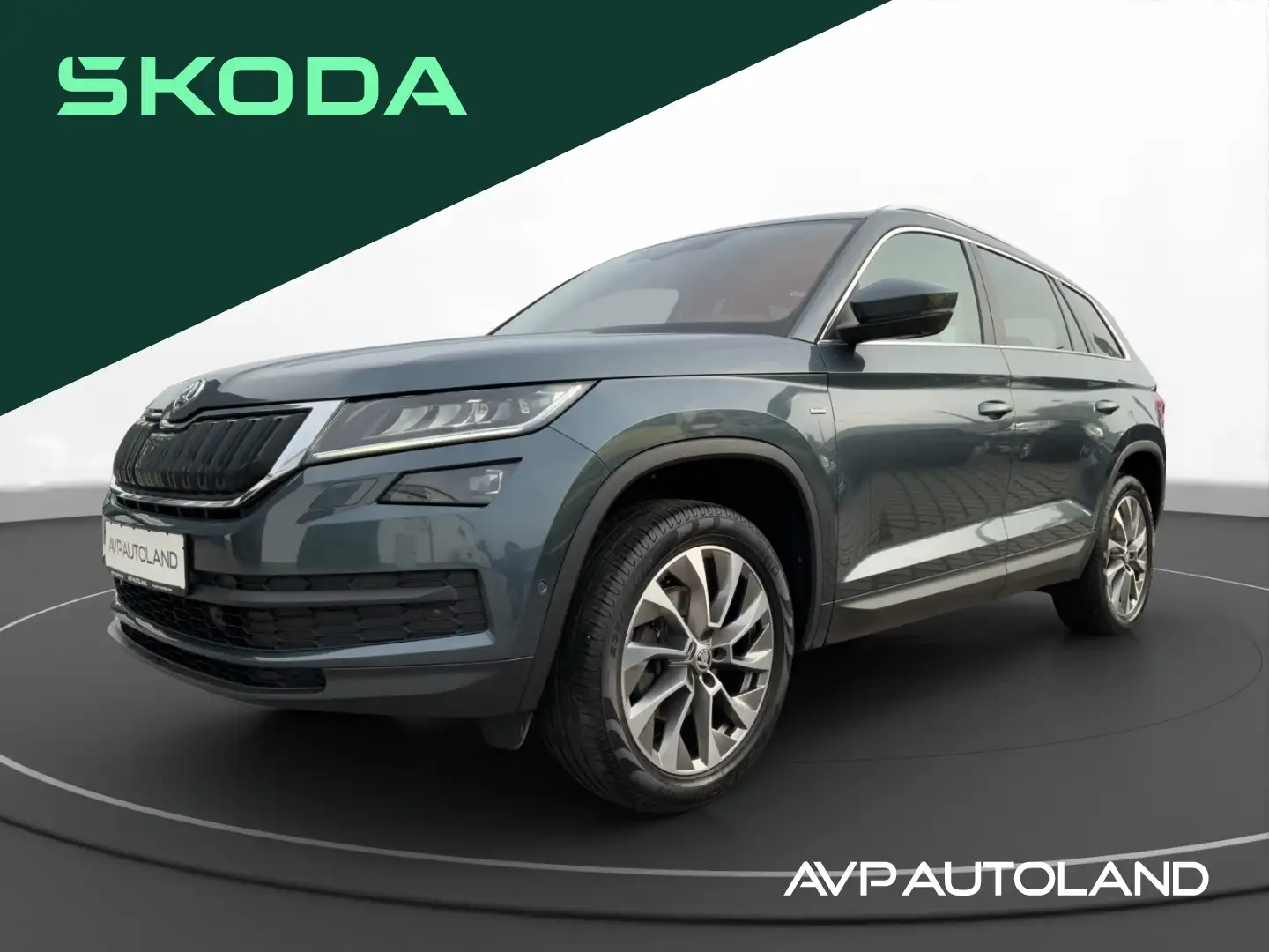 Skoda Kodiaq 2.0 TDI DSG 4x4 CLEVER | AHK | NAVI | ACC Grau - 1