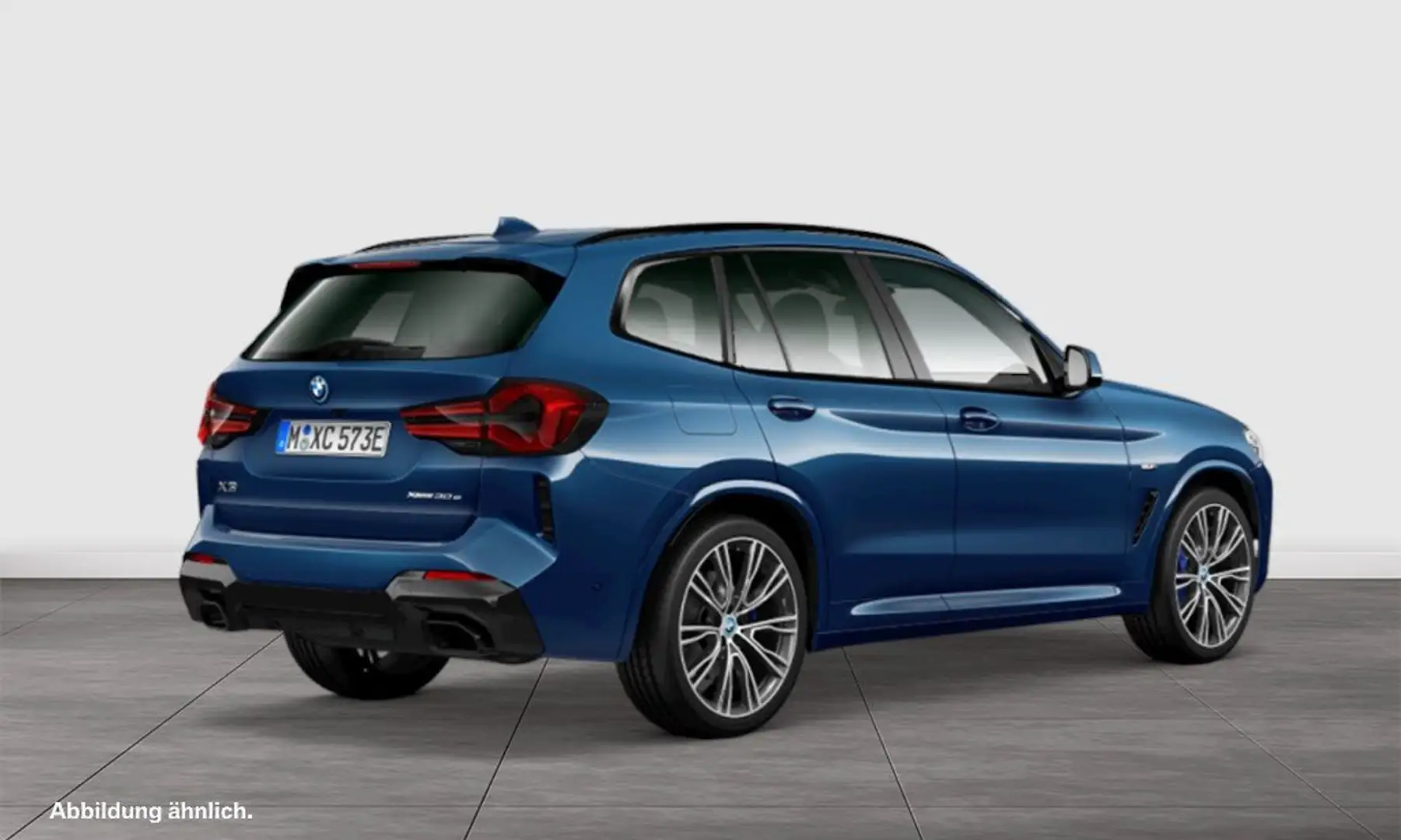 BMW X3 xDrive30e M Sport Pano Laser HuD HiFi RFK DAB Blau - 2