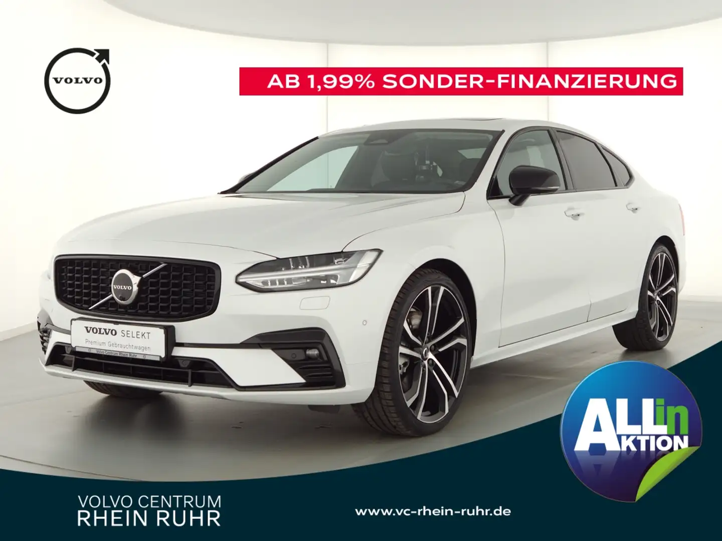 Volvo S90 B5 AWD  Ultimate Dark+LED+DAB+CarPlay+Navi Blanc - 1