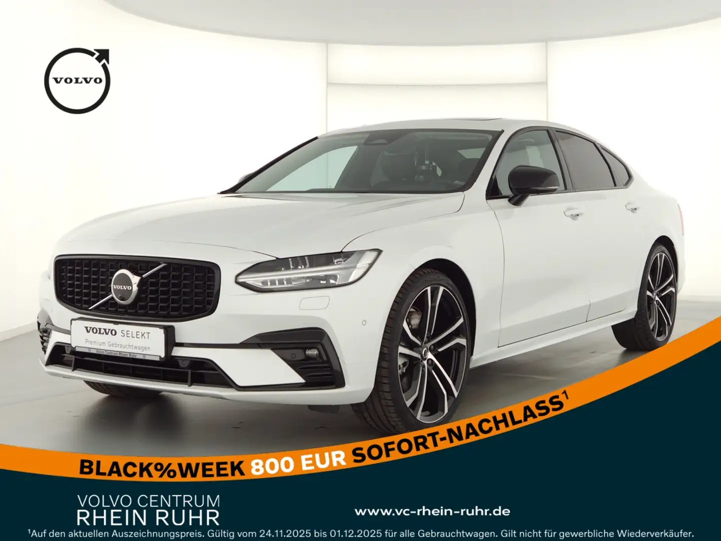 Volvo S90 B5 AWD Ultimate Dark+LED+DAB+CarPlay+Navi Weiß - 1
