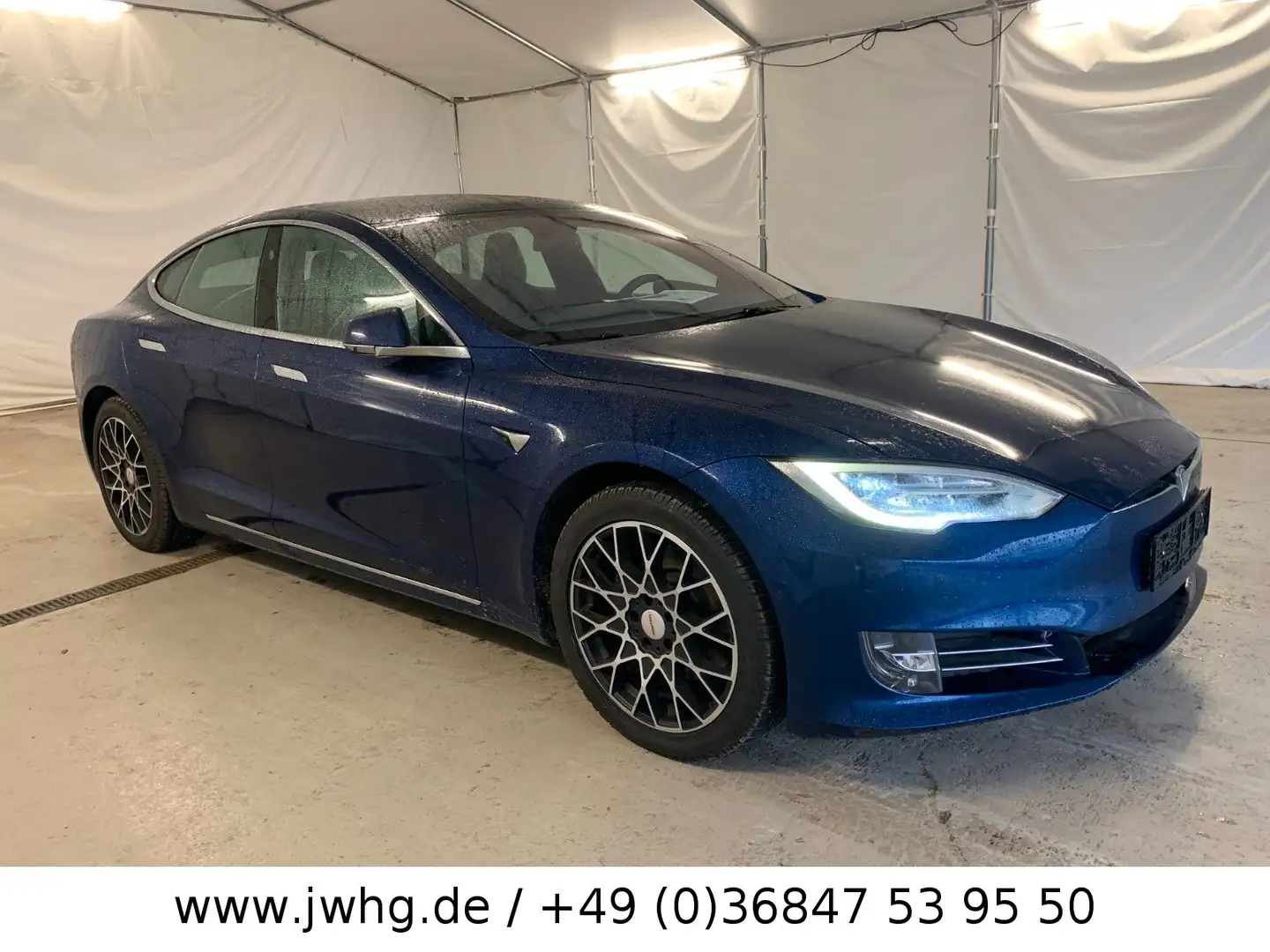 Tesla Model S 100kwh MaxReichweite CCS Atom Unfallfrei Blue - 2