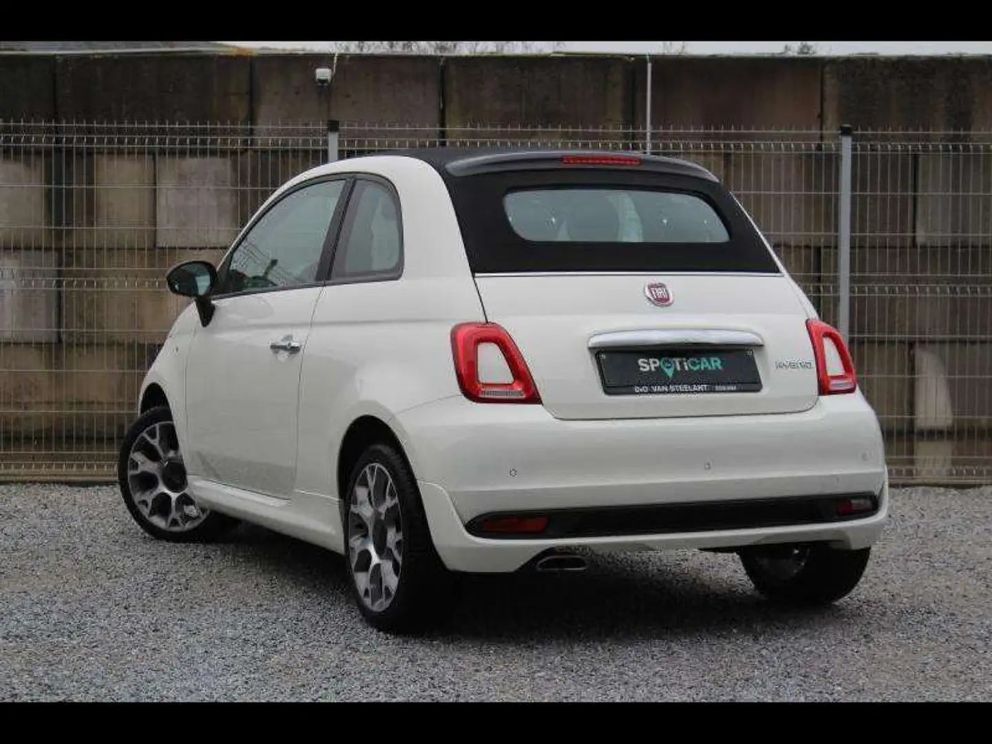 Fiat 500C Cabrio.NAV.OPENDAK Blanc - 2