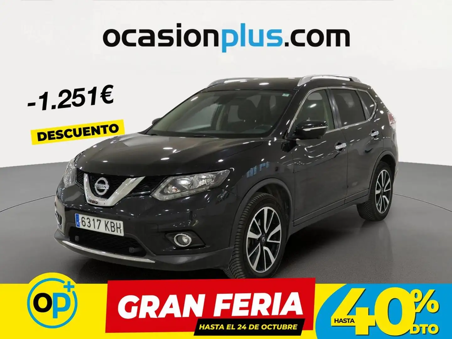 Nissan X-Trail 2.0 dCi N-Connecta 4x4-i XTronic Negro - 1
