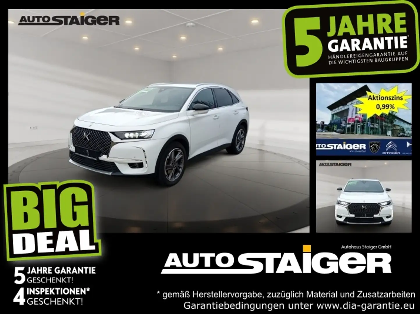 DS Automobiles DS 7 Crossback DS7 Crossback E-Tense Rivoli Leder*Navi* Weiß - 1