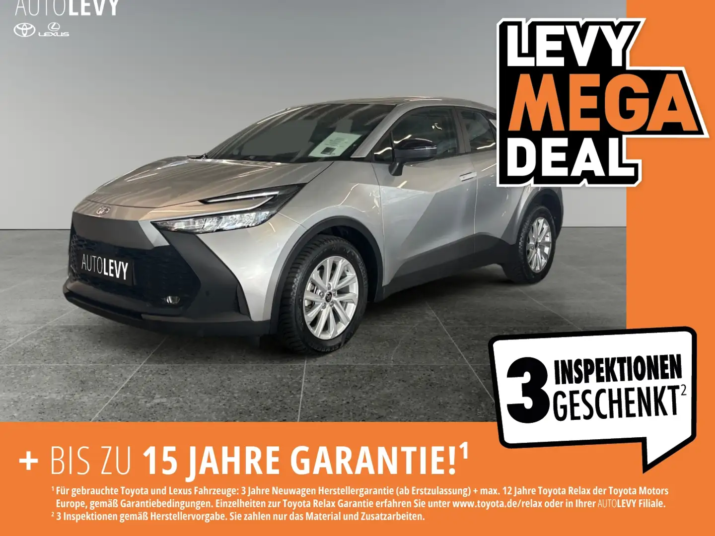 Toyota C-HR 1.8 Business Edition +CarPlay+Kamera+SHZ+ Silber - 1