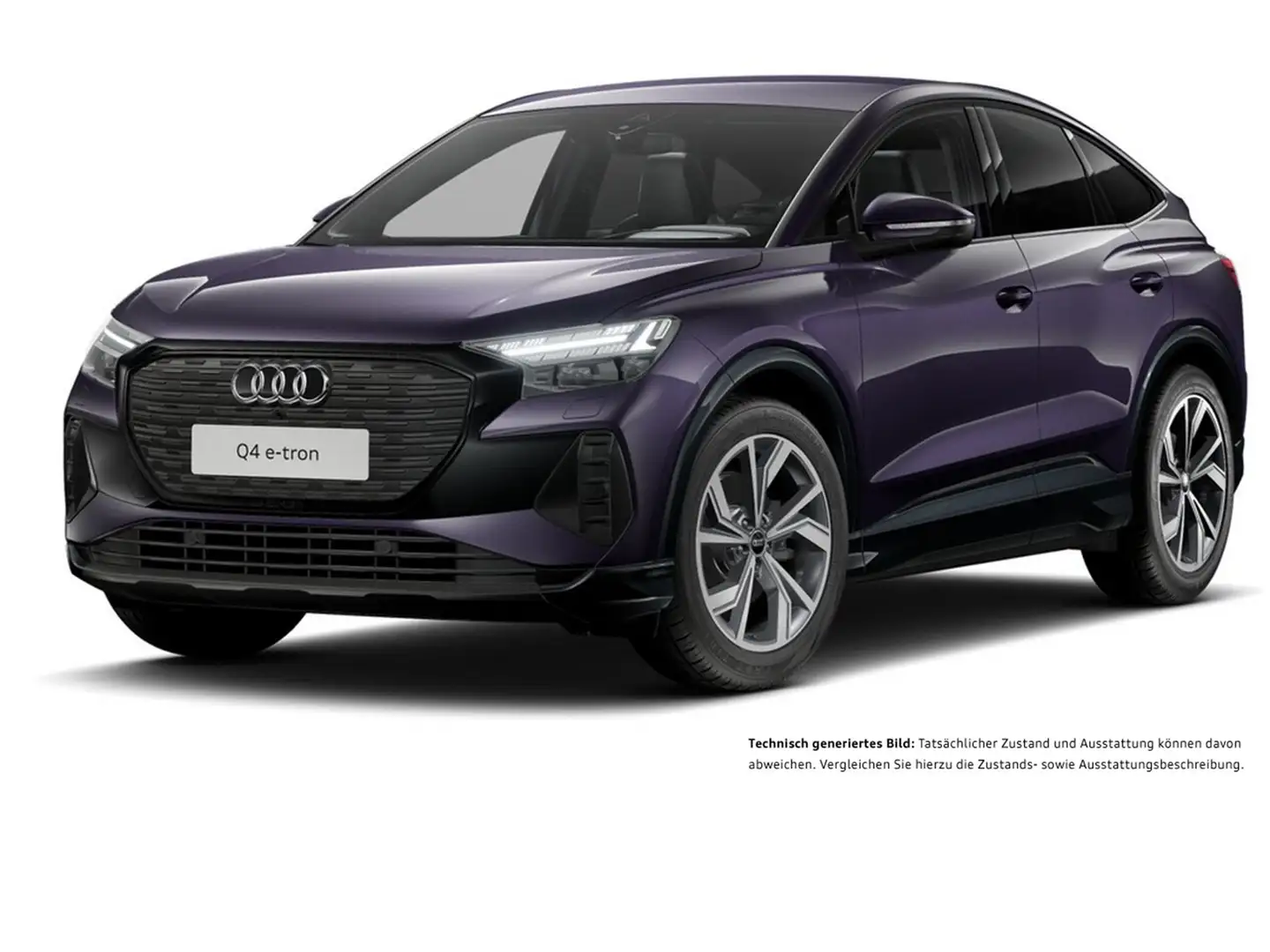 Audi Q4 e-tron Sportback 35 S LINE BLACKPAK CAM LM20 Violett - 2
