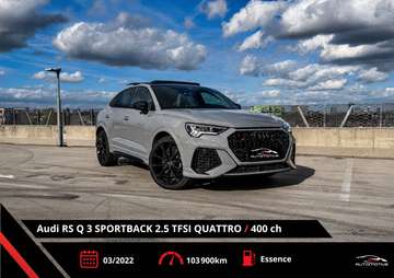 SPORTBACK 2.5 TFSI QUATTRO S TRONIC | CARPLAY | TOIT PANO | SONOS | ENTRETIEN COMPLET | GARANTIE 12 MOIS