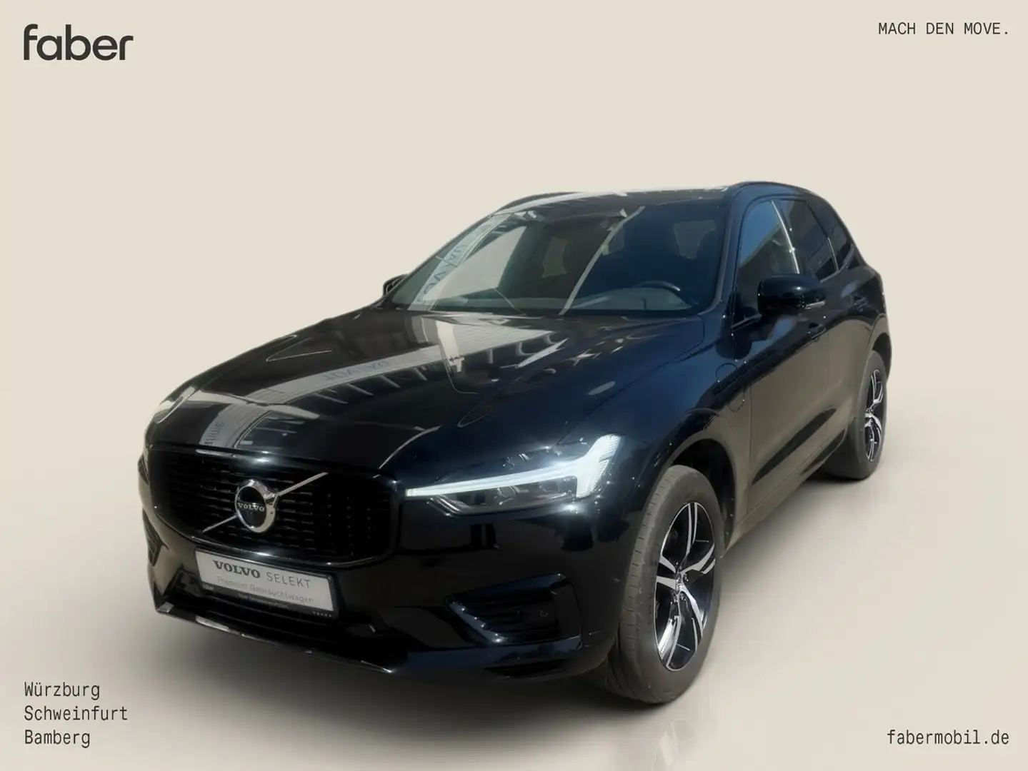 Volvo XC60 T8 R-Design Recharge AWD Black - 1