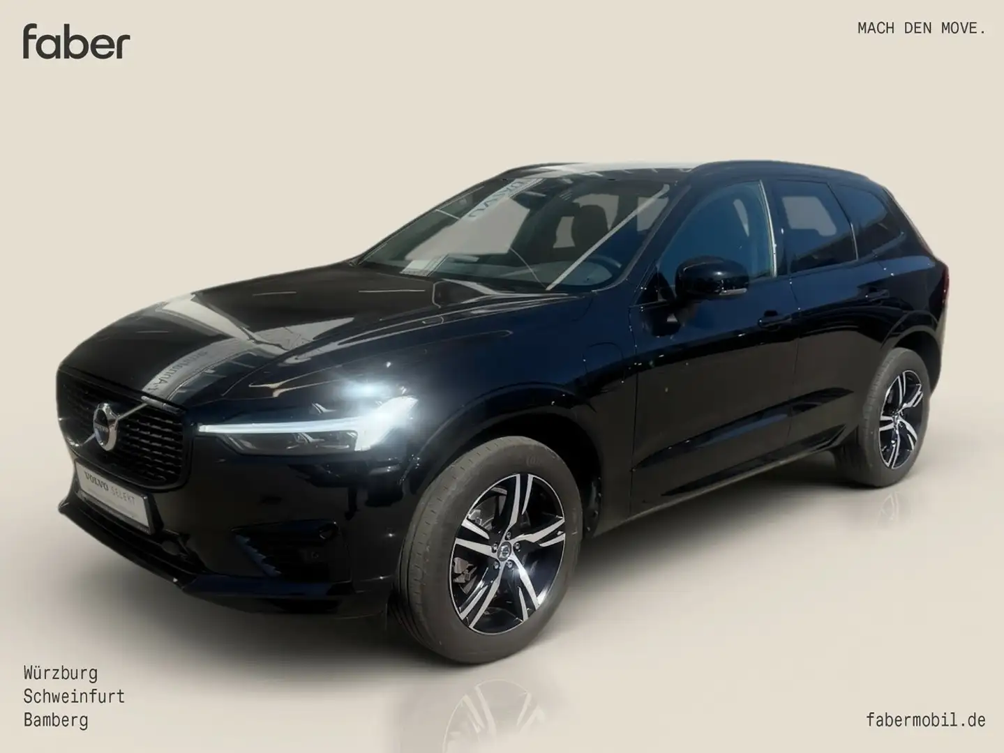 Volvo XC60 T8 R-Design Recharge AWD Noir - 2