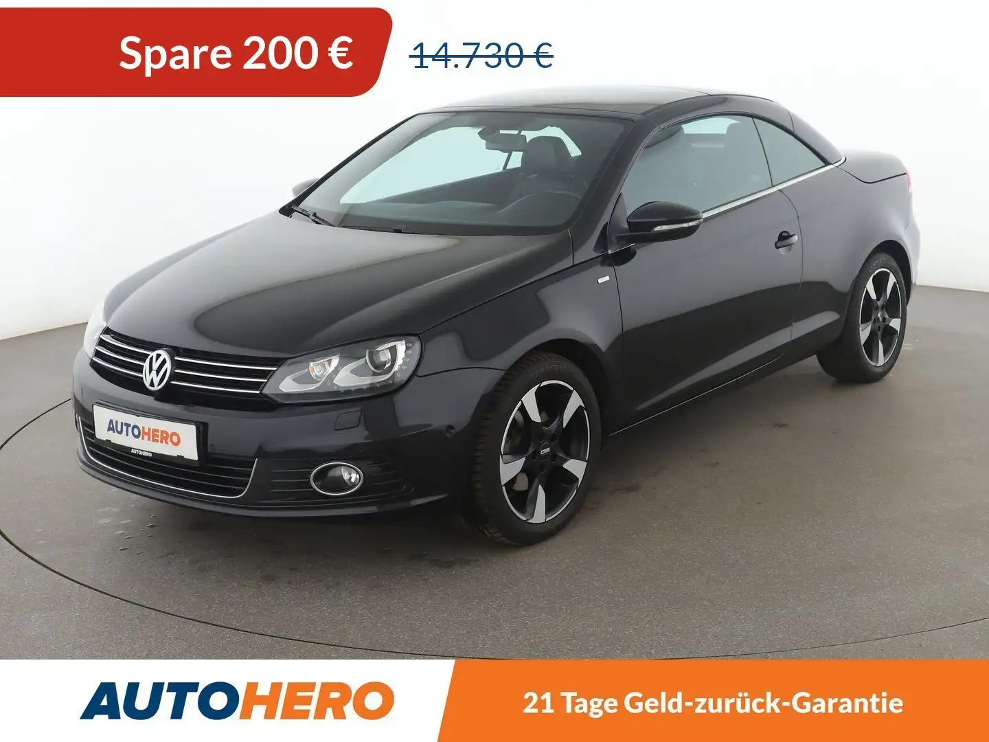 Volkswagen Eos 1.4 TSI Cup BlueMotion*XENON*NAVI*PDC*SHZ*KLIMA* Schwarz - 1