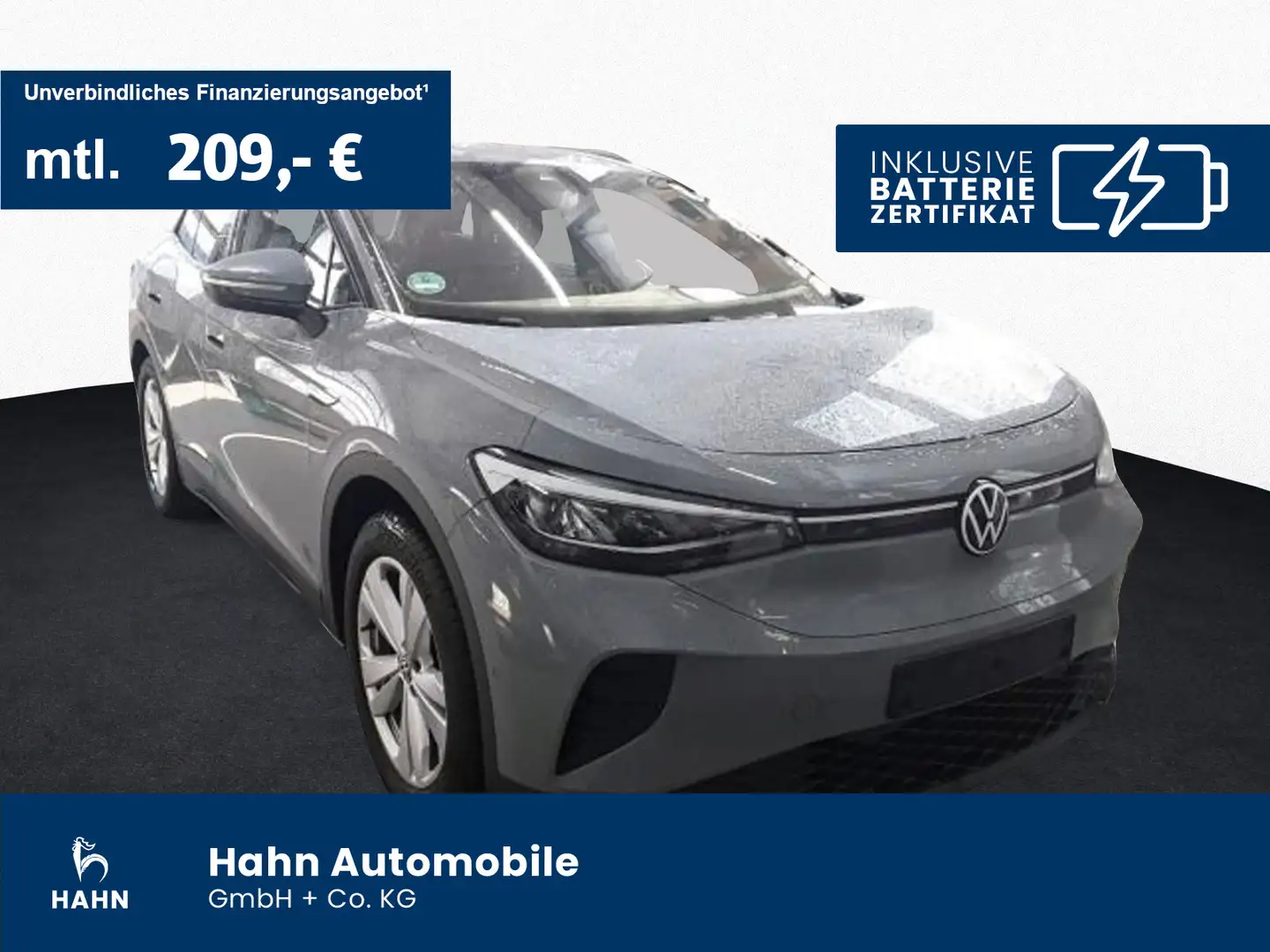 Volkswagen ID.4 Pro Performance 360° ACC AHK LED Navi Wärme Grau - 1