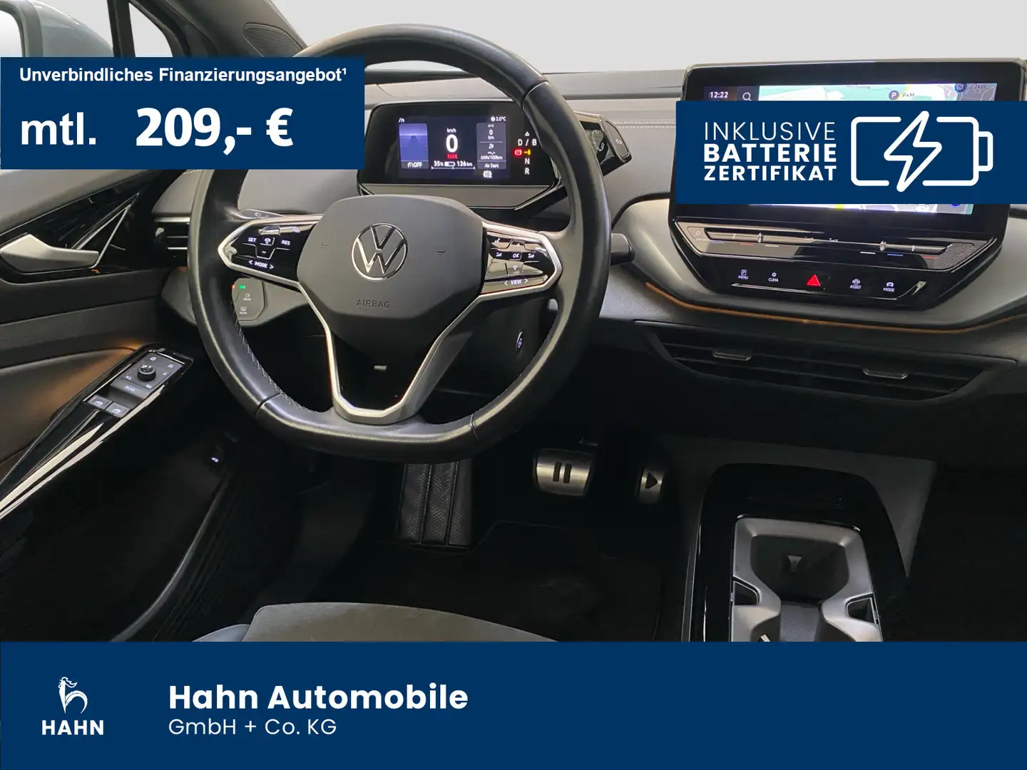 Volkswagen ID.4 Pro Performance 360° AHK LED Navi Wärmepump Grau - 1