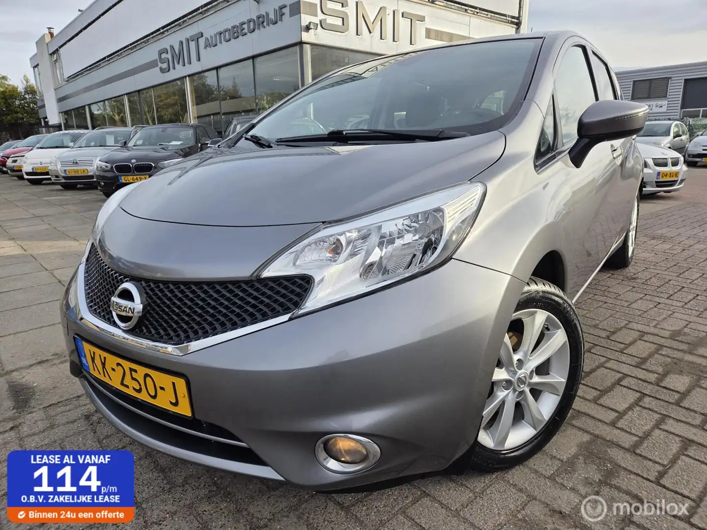 Nissan Note 1.2 DIG-S Connect Edition Nav/Ecc/CC/PDC/NLAuto Grijs - 1