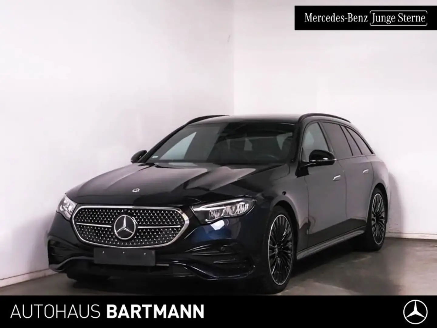 Mercedes-Benz E 220 E 220 d T AMG+SUPERSCREEN +NIGHT+LED+DISTRO+TOTW Blau - 1