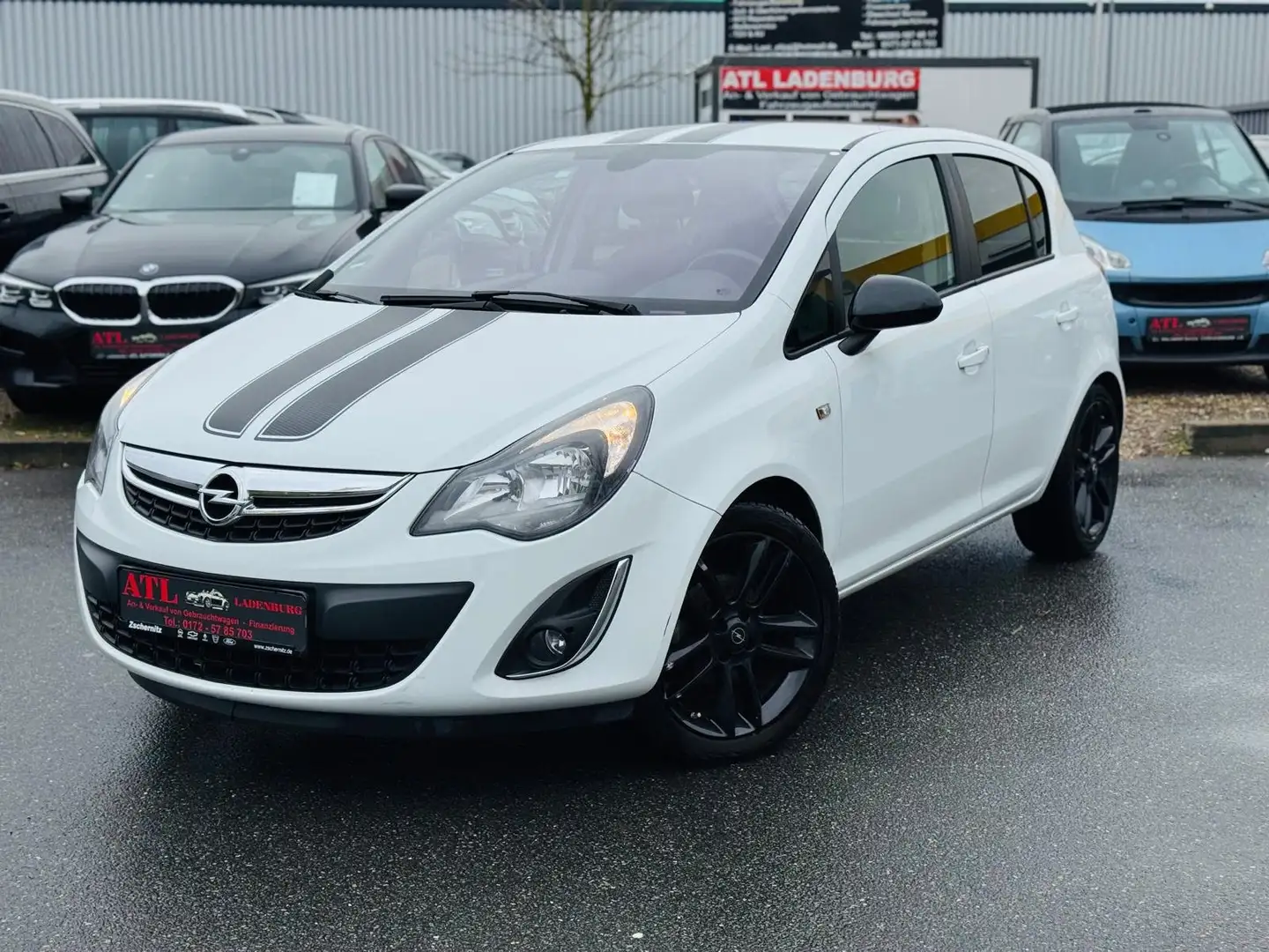 Opel Corsa Color Stripes Blanc - 1