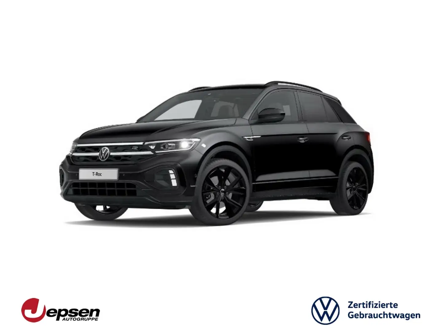 Volkswagen T-Roc R-Line 1.5 TSI DSG AHK+ACC+Keyless+RearView Schwarz - 1