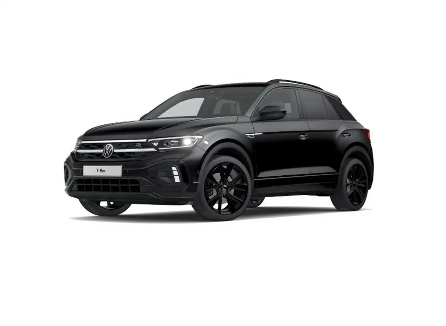 Volkswagen T-Roc R-Line 1.5 TSI DSG AHK+ACC+Keyless+RearView Schwarz - 2