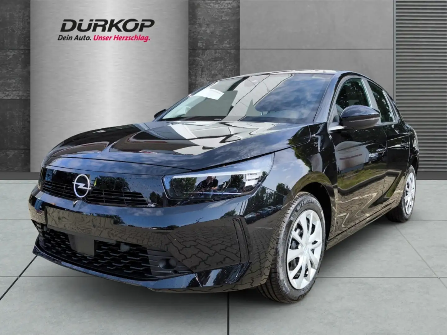 Opel Corsa Edition 1.2 PDC + Klima 74 kw Schwarz - 1