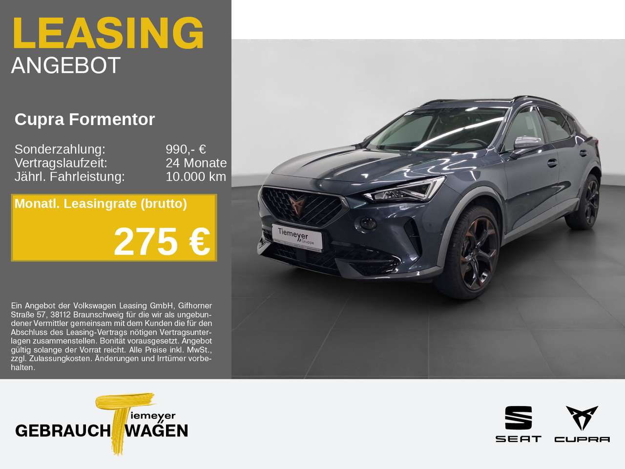 Cupra Formentor — Cupra Formentor 2.0 TDI DSG ST.HEIZ KAMERA LM19 AHK