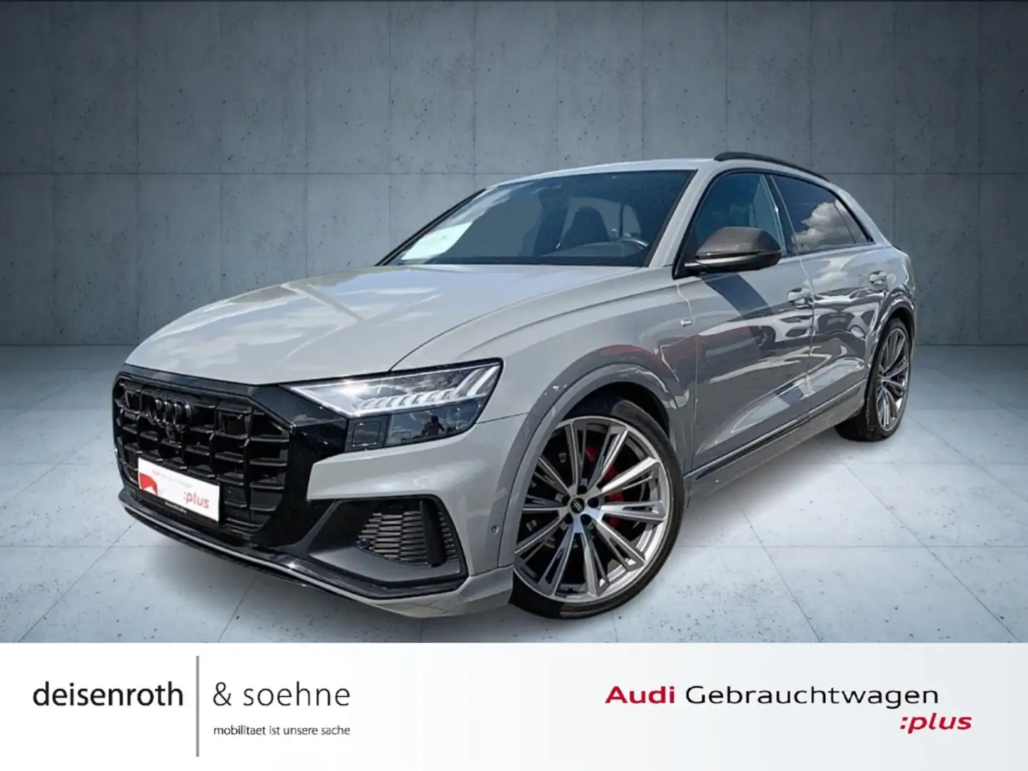 Audi Q8 competition plus 50 TDI HAMatrix/StHz/B&O/23''/Ass Grau - 1
