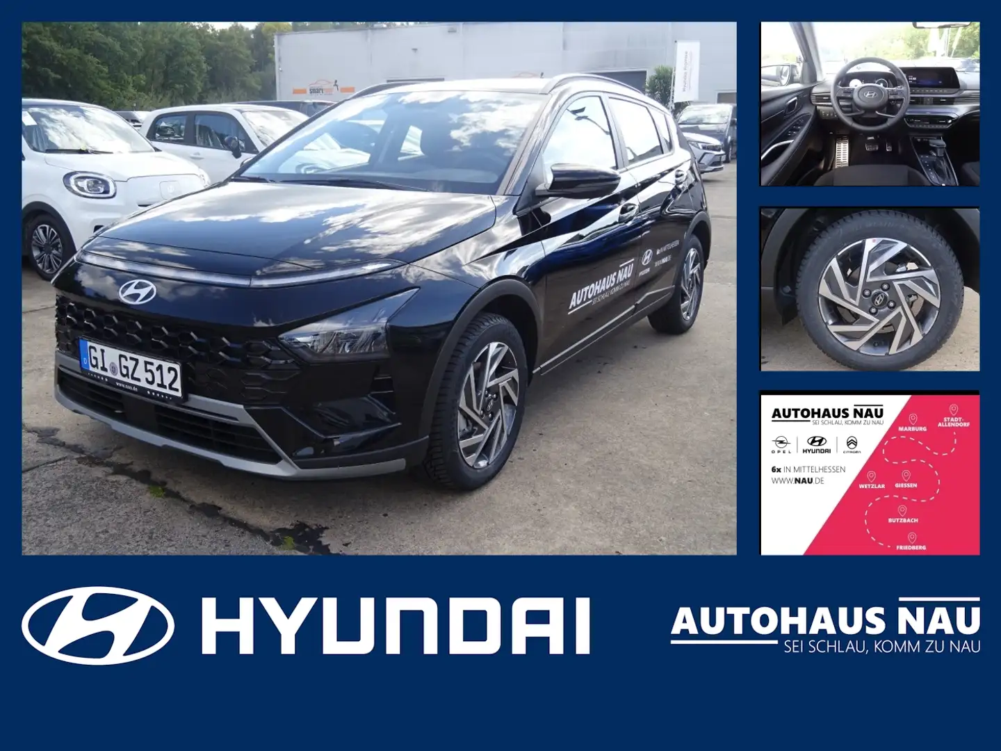 Hyundai BAYON 1.0 T-GDI Trend inkl. Big Deal! Schwarz - 1