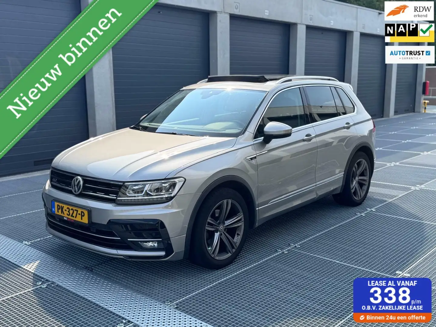 Volkswagen Tiguan 1.4 TSI ACT I R-LINE I PANO I ONDERHOUDEN Gris - 1