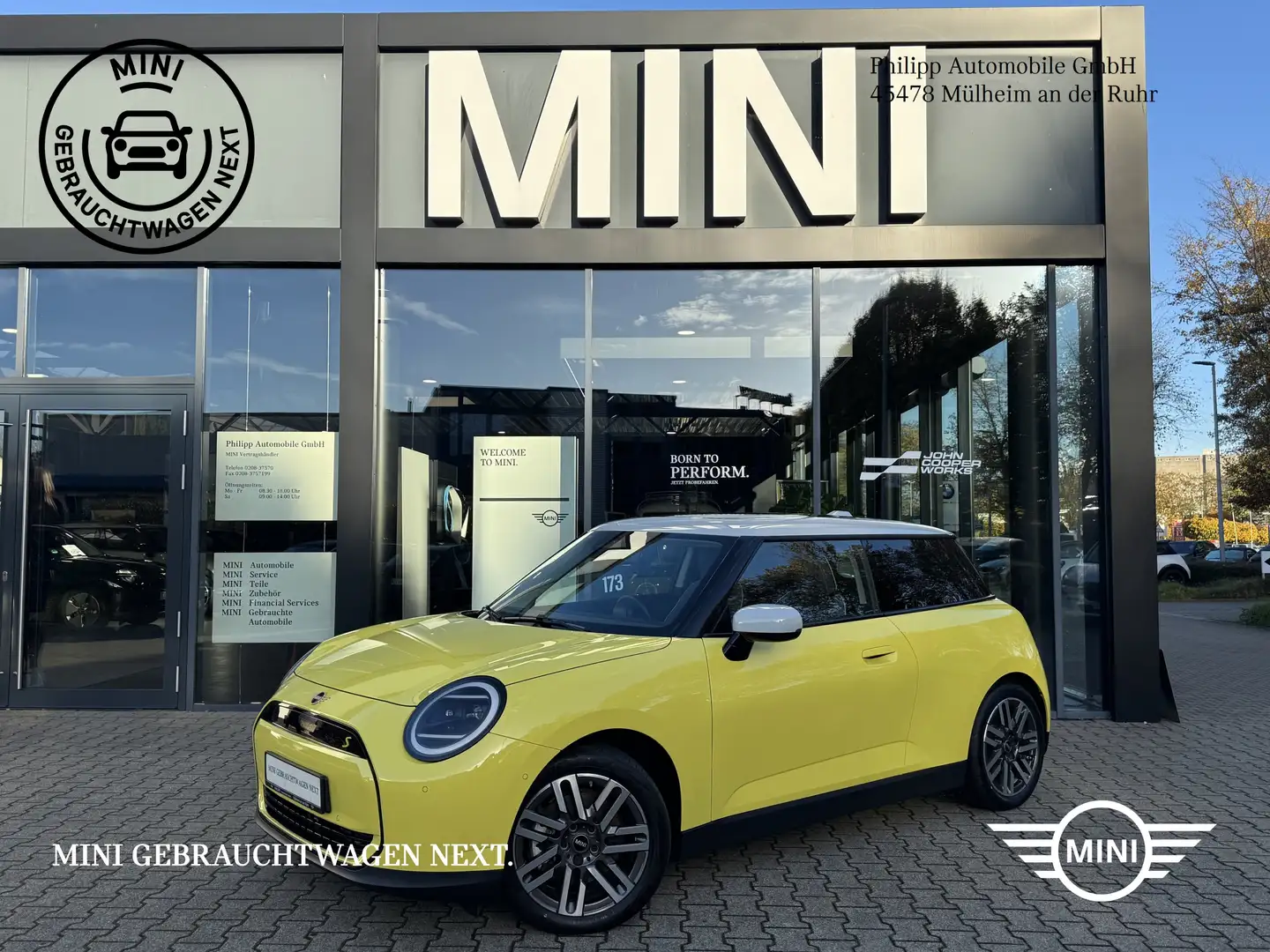 MINI Cooper SE PANO Keyless HuD Lenkradhzg Paket M Gelb - 1