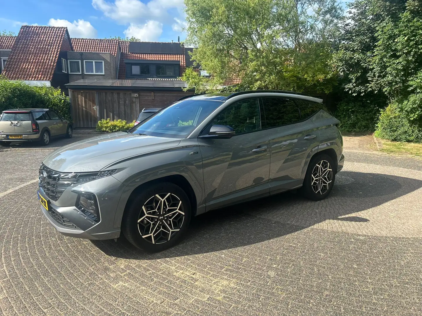 Hyundai TUCSON TUCSON 1.6 T-GDI N Line Sky Grijs - 2