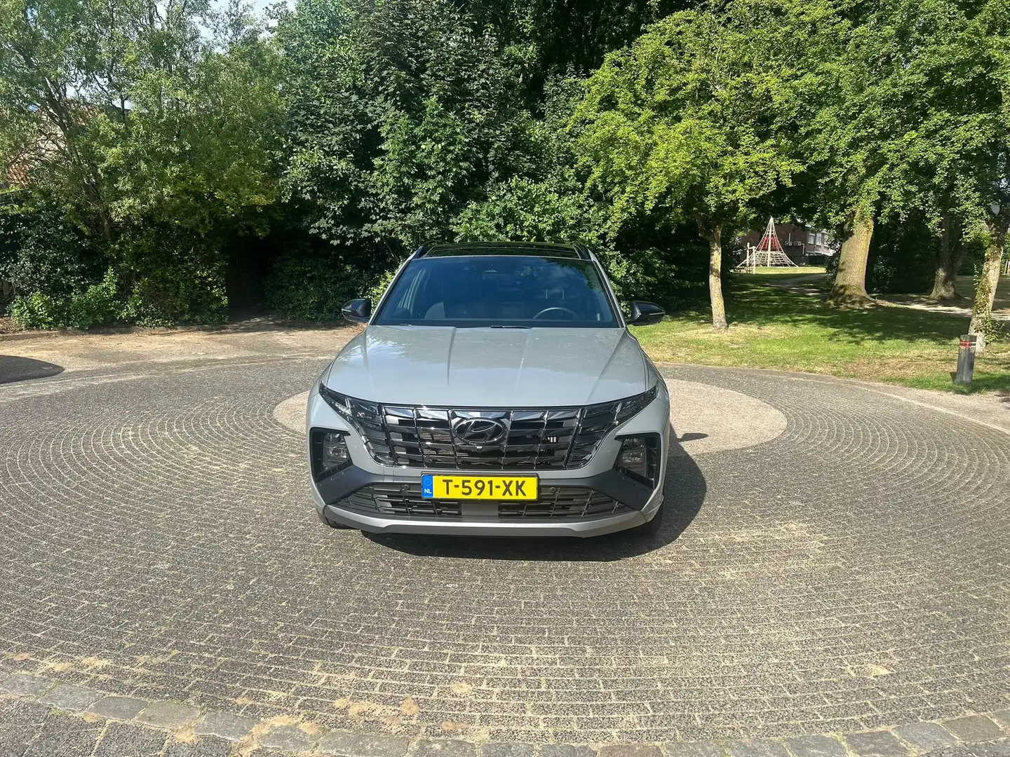 Hyundai TUCSON TUCSON 1.6 T-GDI N Line Sky Grijs - 1
