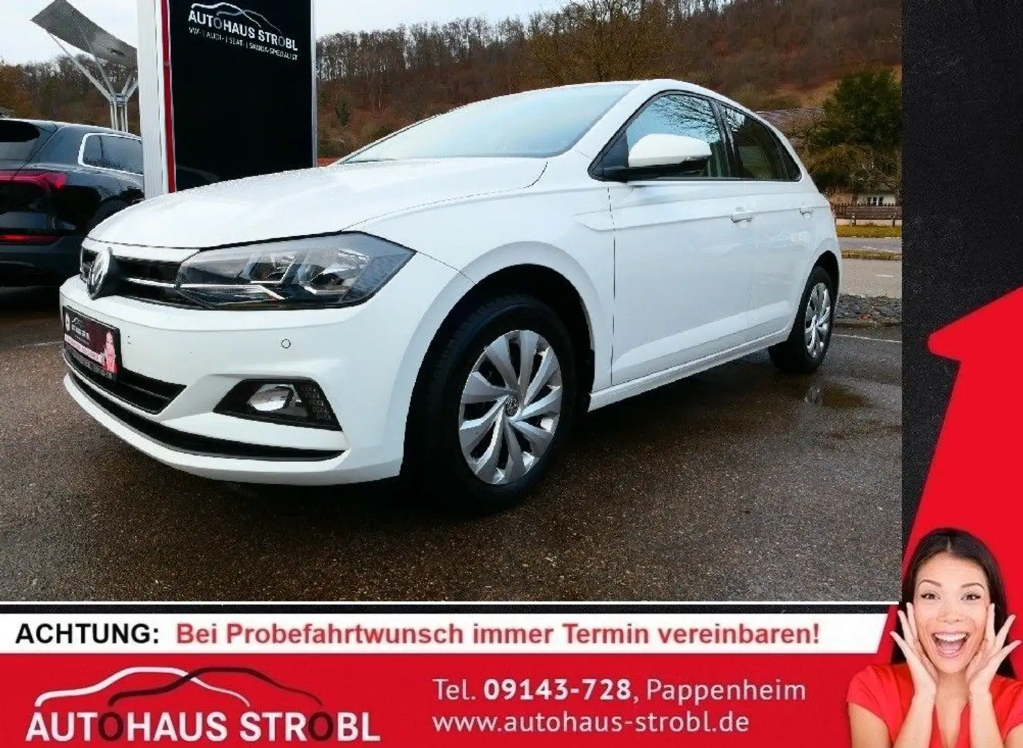 Volkswagen Polo VI Comfortline 1.6 TDI/ SHZG/ ACC Weiß - 1