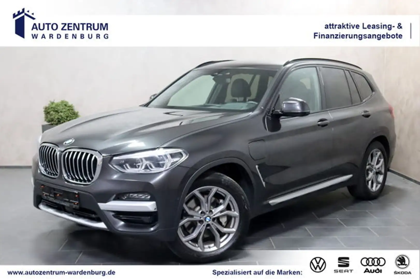 BMW X3 xDrive 30 xLine HEADUP CAM LED LEDER H/K Grigio - 1