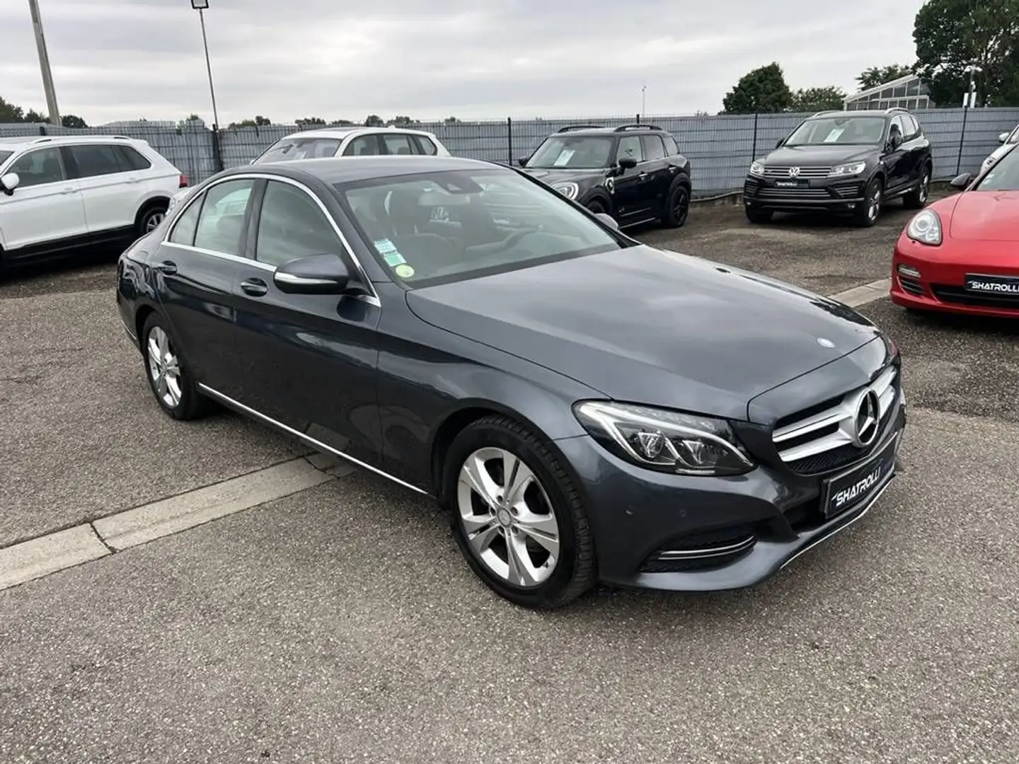 Mercedes-Benz C 220 IV (S205) 220 170ch BlueTEC 7G-Tronic+ GPS Caméra Gris - 2