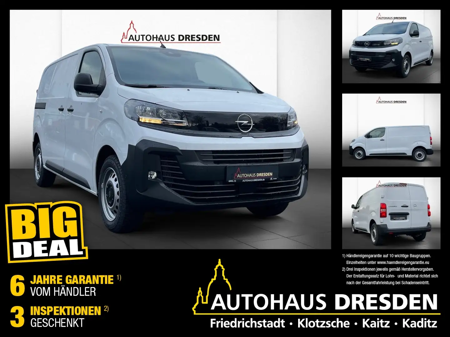 Opel Vivaro Kasten 1.5 D (L2) Basis M Blanc - 1