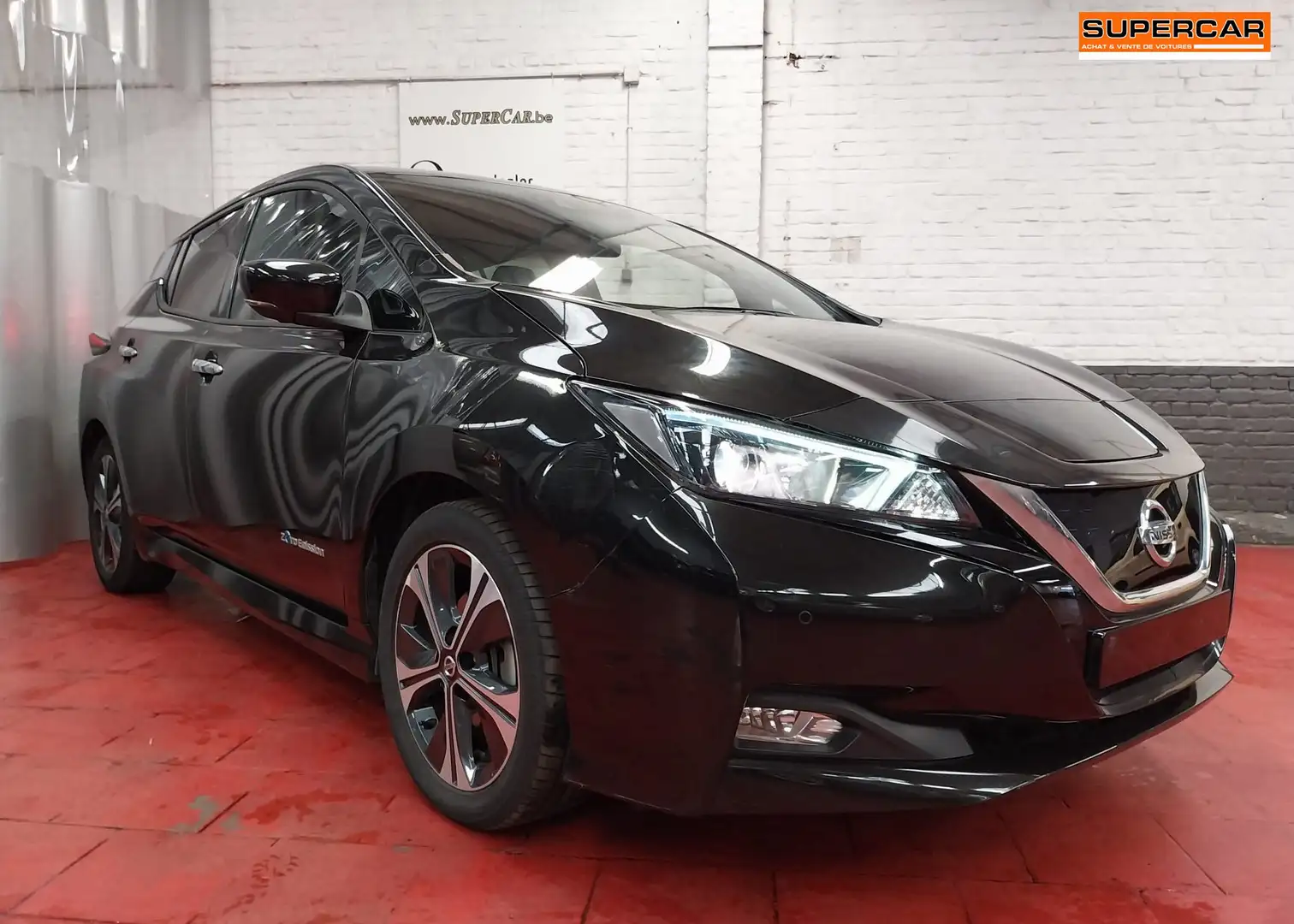 Nissan Leaf 40 kWh N-Connecta*Caméra*Cruise adapt*282 X 60 Noir - 1