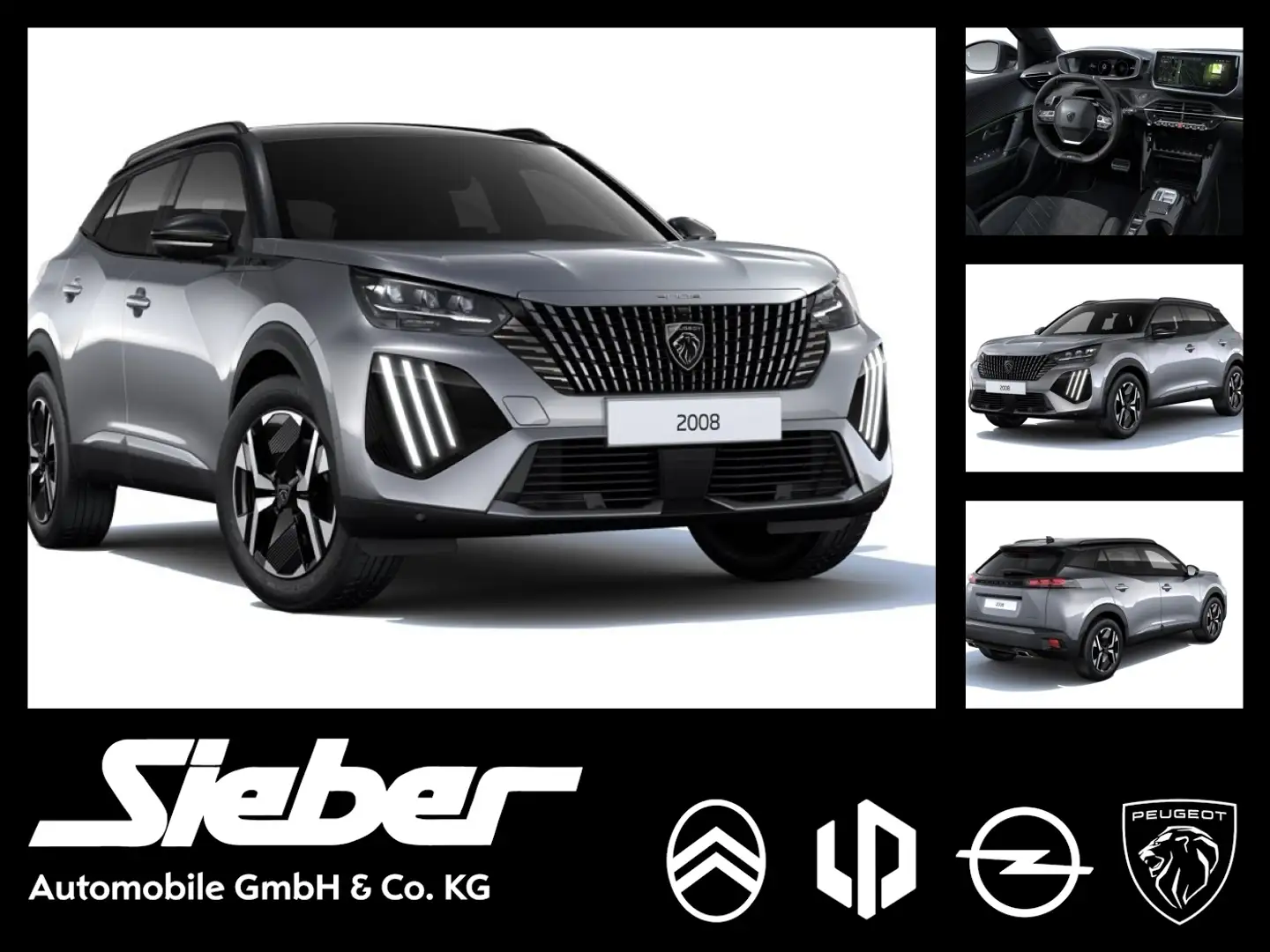 Peugeot 2008 GT MHEV Silber - 1