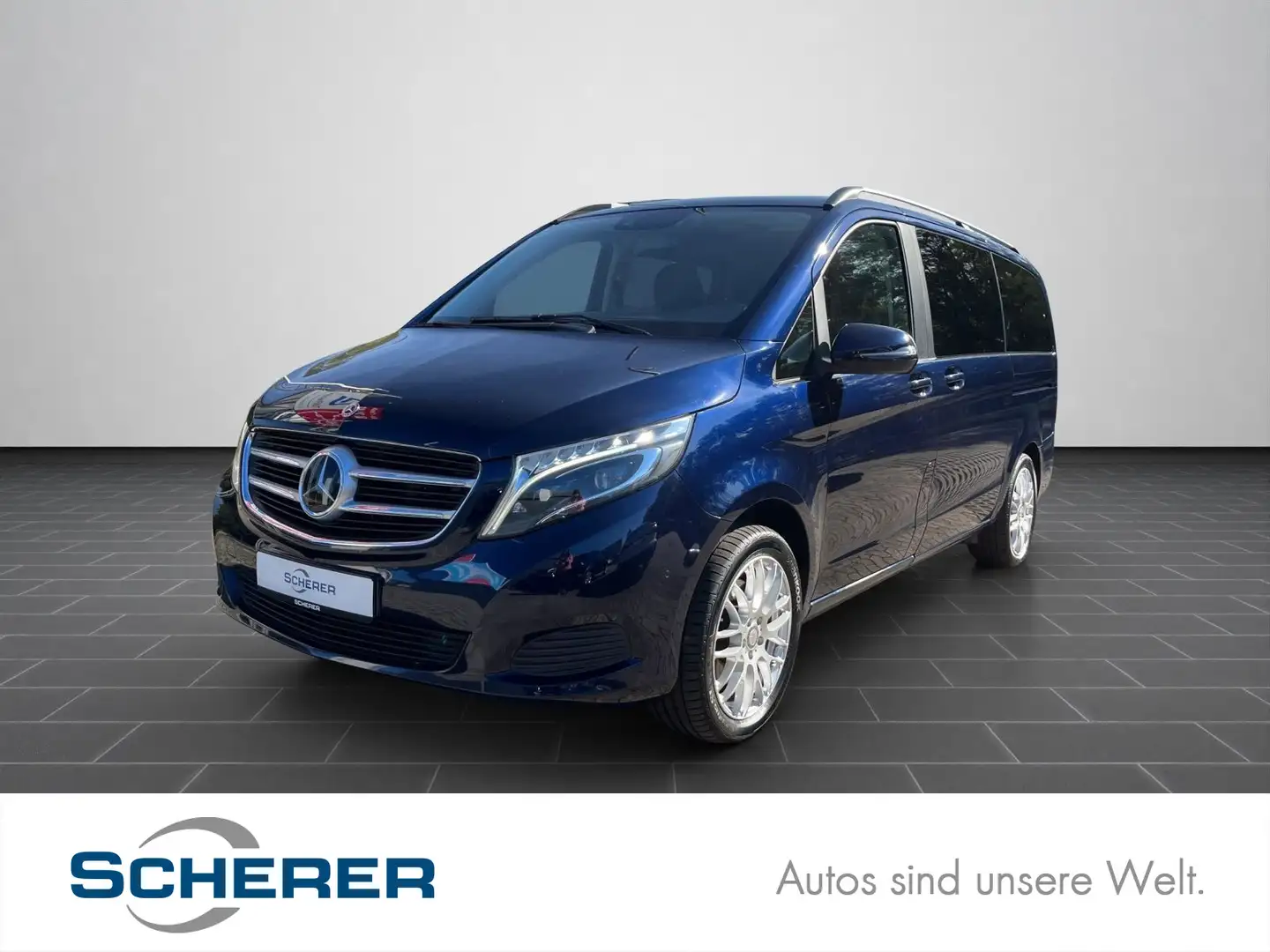 Mercedes-Benz V 250 d Edition 4MATIC lang 7-SITZER STD-HEIZUNG Blau - 1